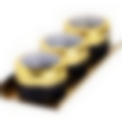 Набор баночек для приправ,специй и сыпучих продуктов 4пр подст нерж/плас MB