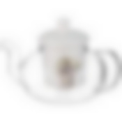 Чайник стеклянный с фарфоровым ситом 650 мл