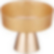 Блюдо на ножке Bohemia gold глубокое d=16см