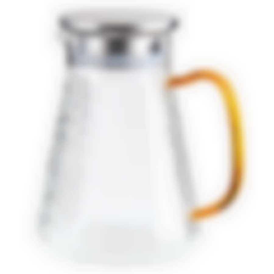 Кувшин стекл 1л метал/кр рифл Studio TM Appetite, HG1000