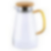 Кувшин стекл 1,5л бамб/кр рифл Studio TM Appetite, BMHG1500