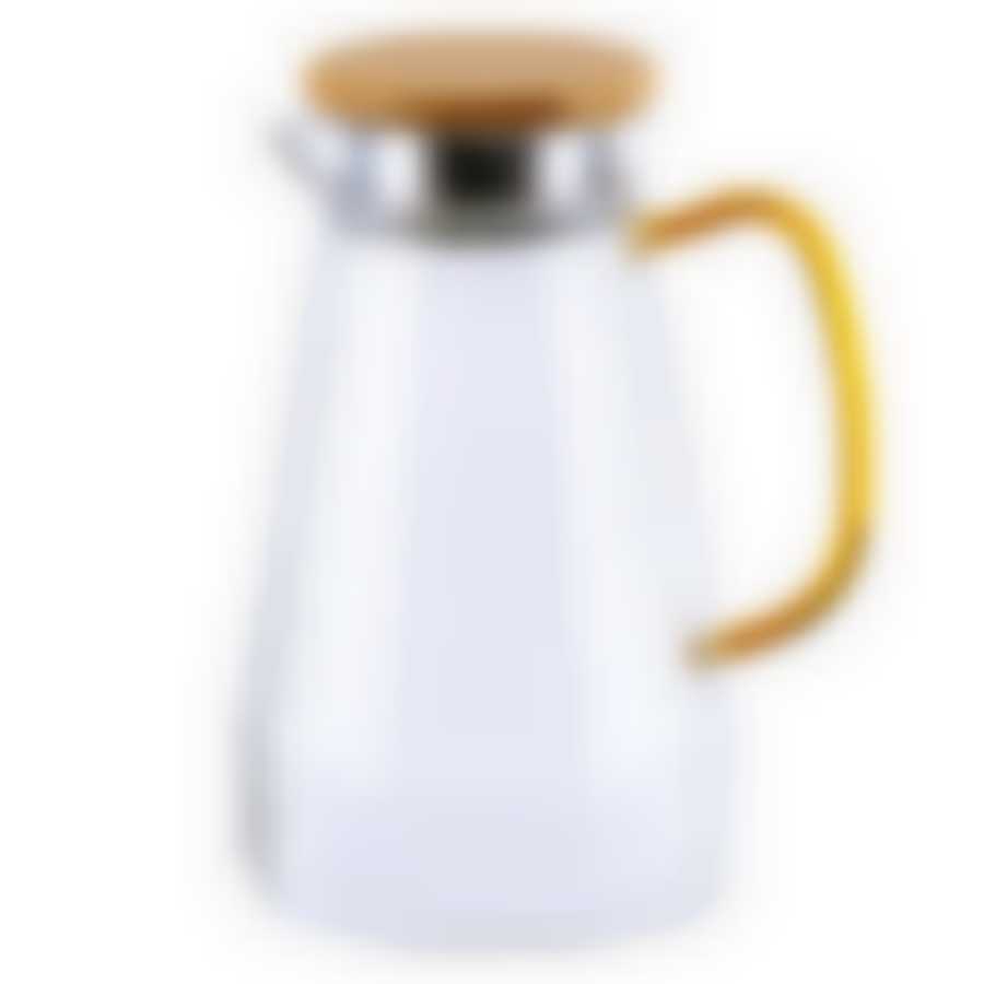 Кувшин стекл 1,5л бамб/кр рифл Studio TM Appetite, BMHG1500