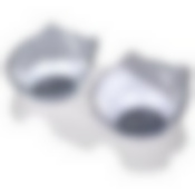 Набор из 2-х мисок на подставке для кошек "Мяу". Объем 350 мл. NEW