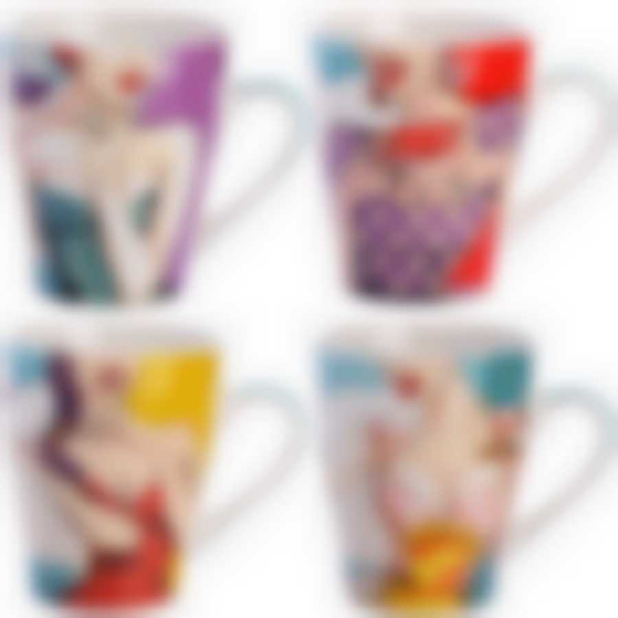 Набор кружек 4шт/упак 340мл LR