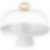 Тортовница lefard Herbal на ножке 28*23,5 см с пластиковой крышкой 