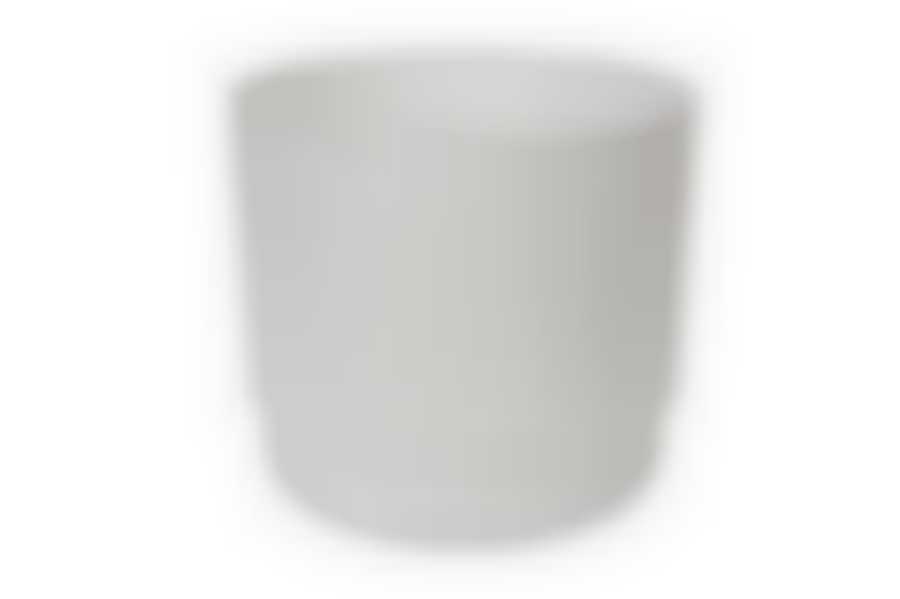 Кашпо Бета БЕЛЫЙ пл.горшок с вкладкой 4л