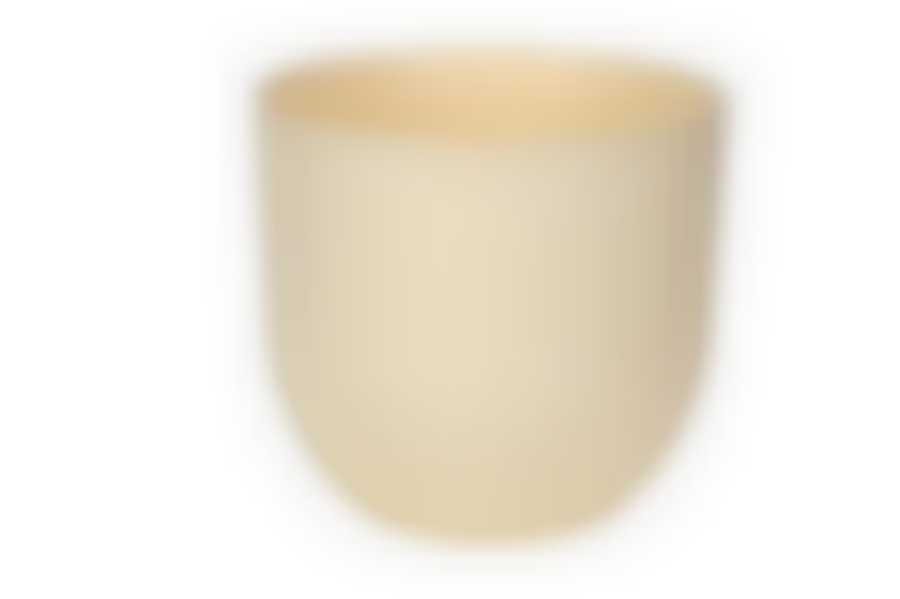 Кашпо АЛЬФА ВАНИЛЬНЫЙ пласт.горш. с вкладкой 6л