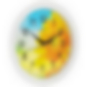 Часы настенные кварцевые ENERGY модель ЕС-97 подсолнух