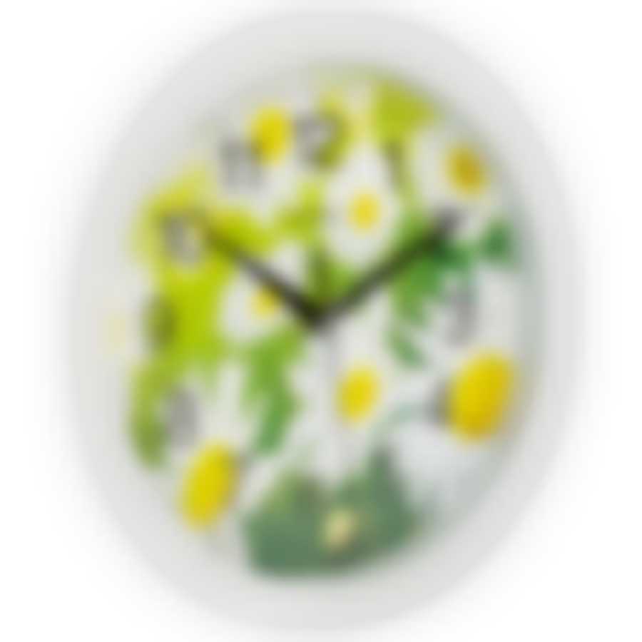 Часы настенные кварцевые ENERGY модель ЕС-98 ромашки