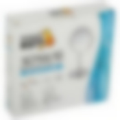 Зеркало косметическое M-1605 двустороннее на ножке (1/Х5, размер:18,5*15*35 см, хром.металл, стекло)