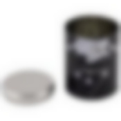 Банка с крышкой металлическая, круглая, объем 900 мл, дизайн "Сахар"