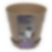 Горшок для цветов InGreen Villa de Fiori с фиксируемым поддоном 1,1л, D130мм, молочный шоколад