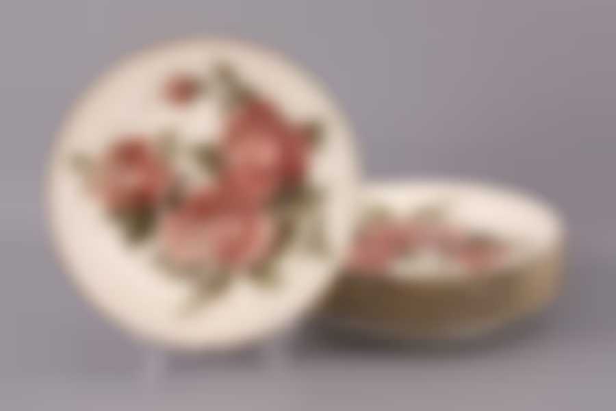 Набор тарелок из 6 шт."КОРЕЙСКАЯ РОЗА" диаметр=27 см.