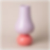 Ваза декоративная на ножке 15х30 см