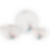 Набор посуды lefard мой зайчик, 3 пр.: салатник 470мл, тарелка 20см, кружка 220мл