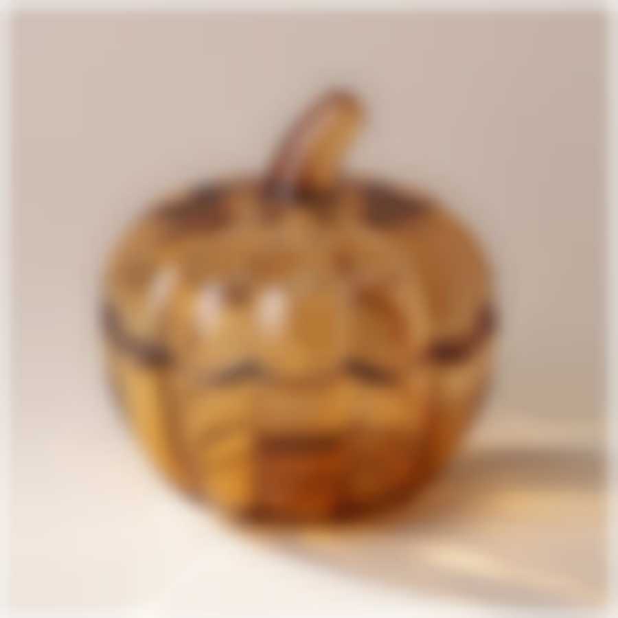 Емкость для хранения с крышкой Тыква 10х10х10 см