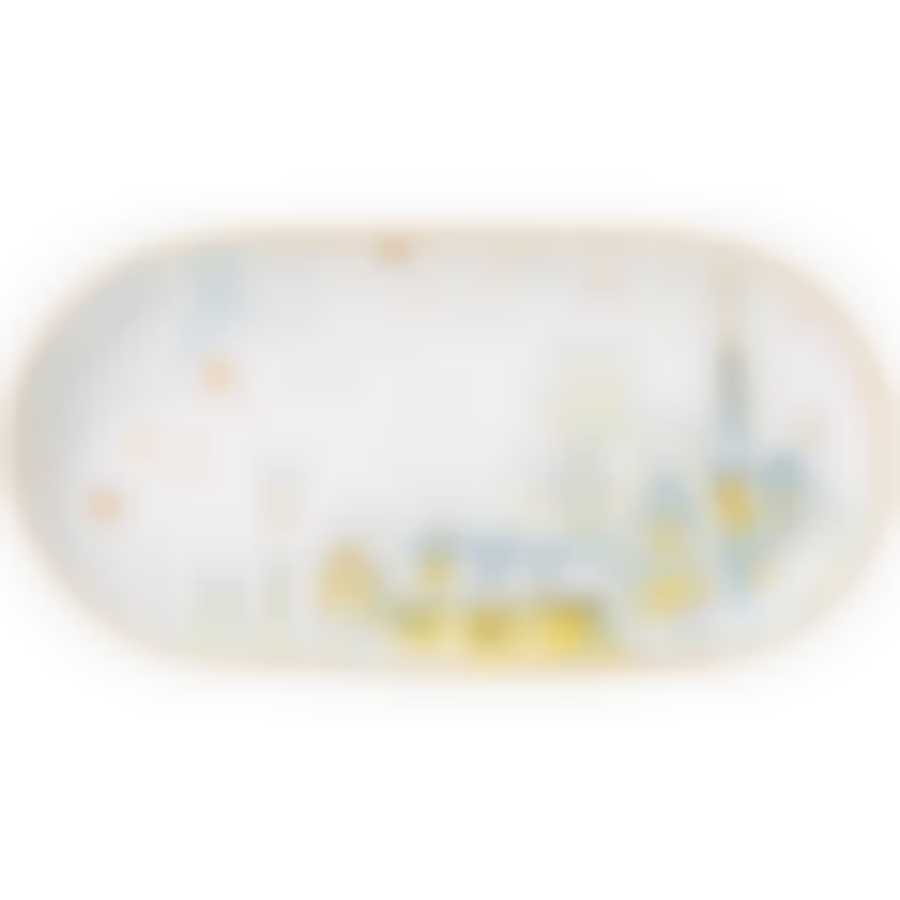 Блюдо овальное lefard Снежная королева 20,5 см 