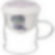 Кружка стеклянная с фарфоровым ситом 420 мл