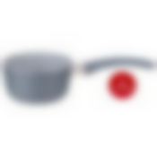 Ковшик agness Black marble с антип. покр. ручка soft touch 600 мл без упаковки 12*6