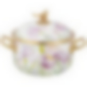 Кастрюля эмалированная agness с крышкой, серия irises, 2,1л, диа.16см подходит для инд. плит