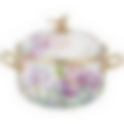 Кастрюля эмалированная agness с крышкой, серия irises 2,8л, диа.18см подходит для индук.пл