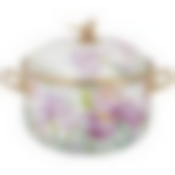 Кастрюля эмалированная agness с крышкой, серия irises 3,8л, диа.20см подходит для индук.пл