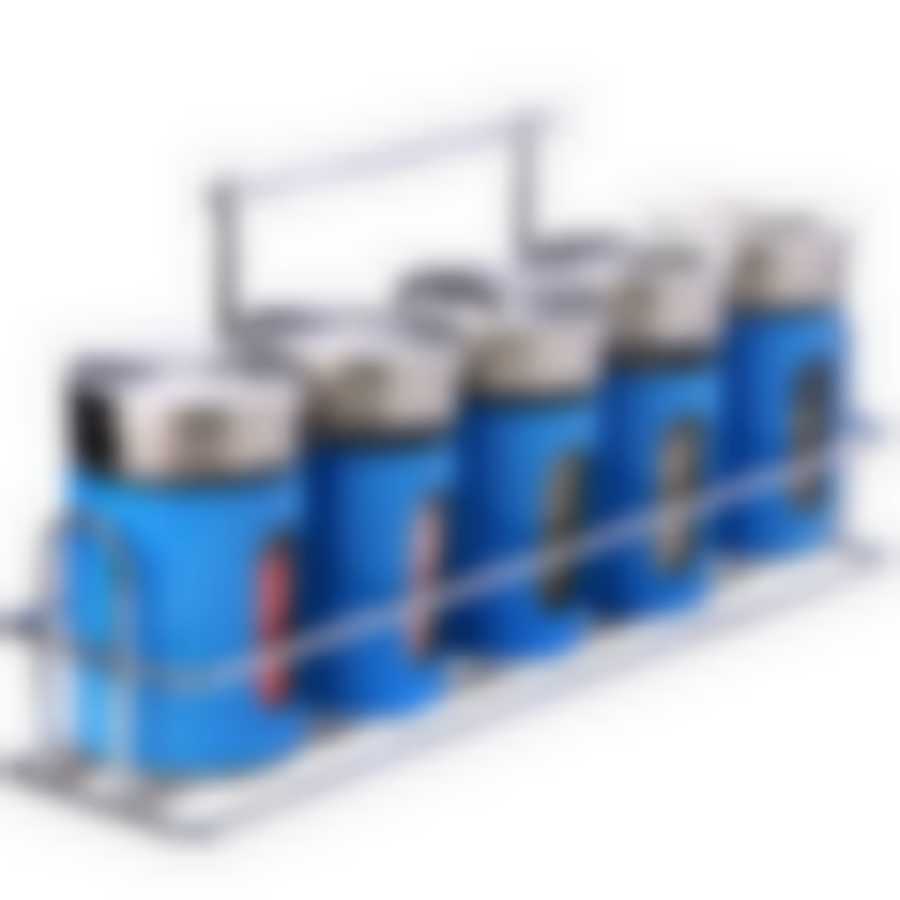 Набор для специй на подставке 6пр стекло/нерж MB