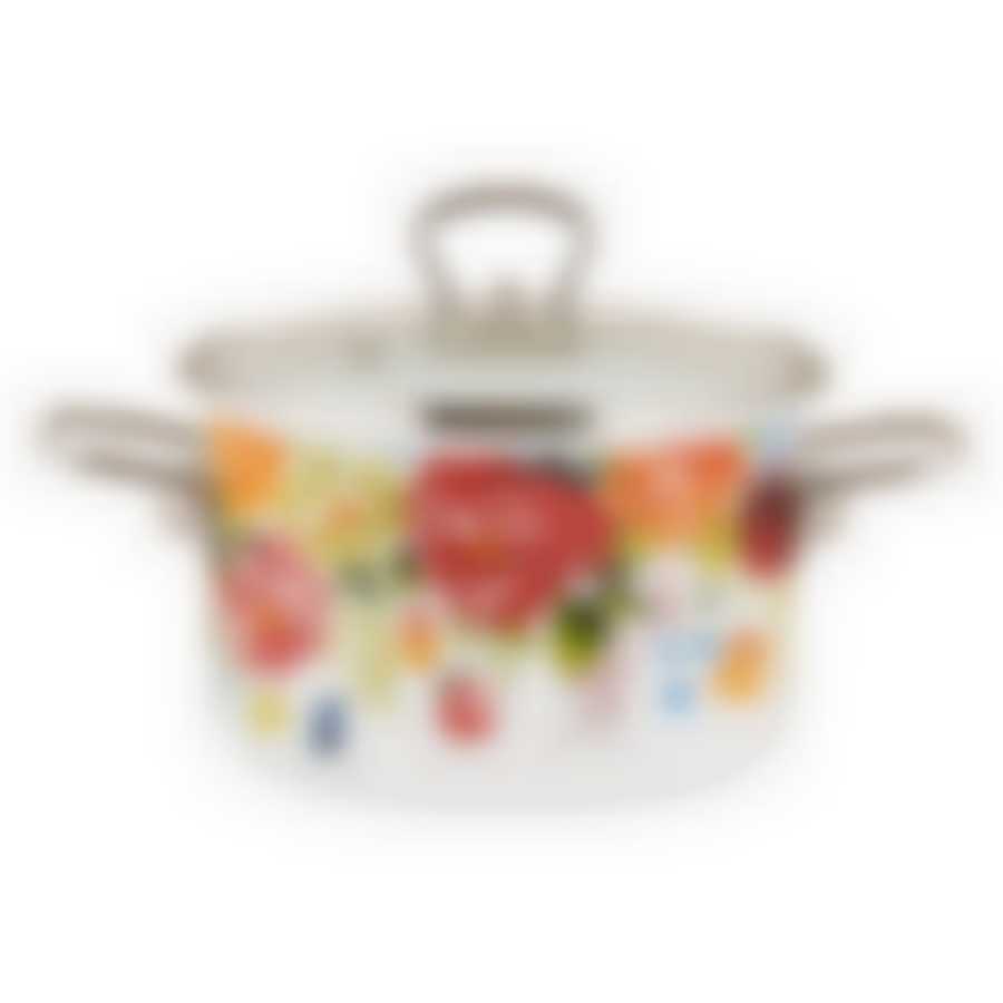 Кастрюля 2,0 цилиндрическая Peonies ТМ Appetite, 1SD165S