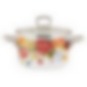 Кастрюля 5,5л цилиндрическая Peonies TM Appetite, 1SD225S