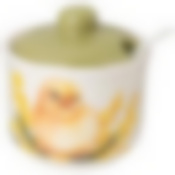 Сахарница с ложкой agness Sunday 10*9,5 см 300 мл 