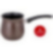 Турка agness Шоколад с антипригарным покрытием 800 мл без упаковки 