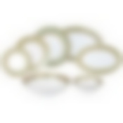 Столовый сервиз lefard Золотая сетка на 6 пер. 23 пр. мятный 