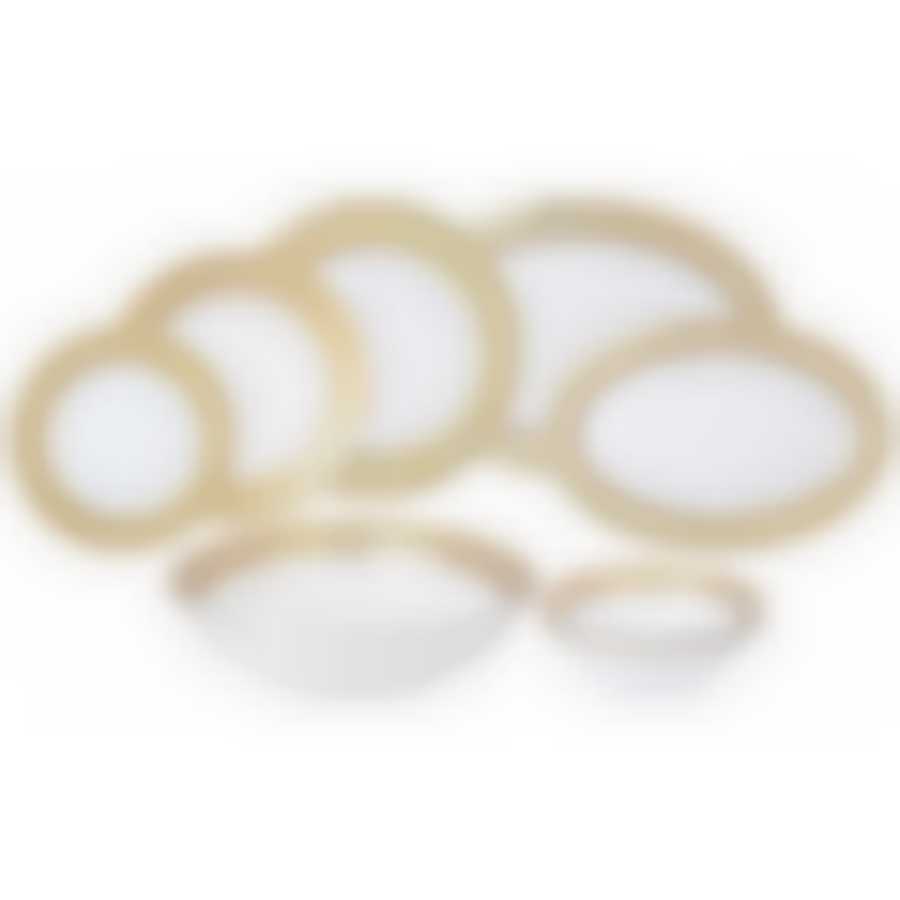 Столовый сервиз lefard Золотая сетка на 6 пер. 23 пр. 