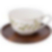 Чайная пара lefard Березки 300 мл дерев. блюдце 