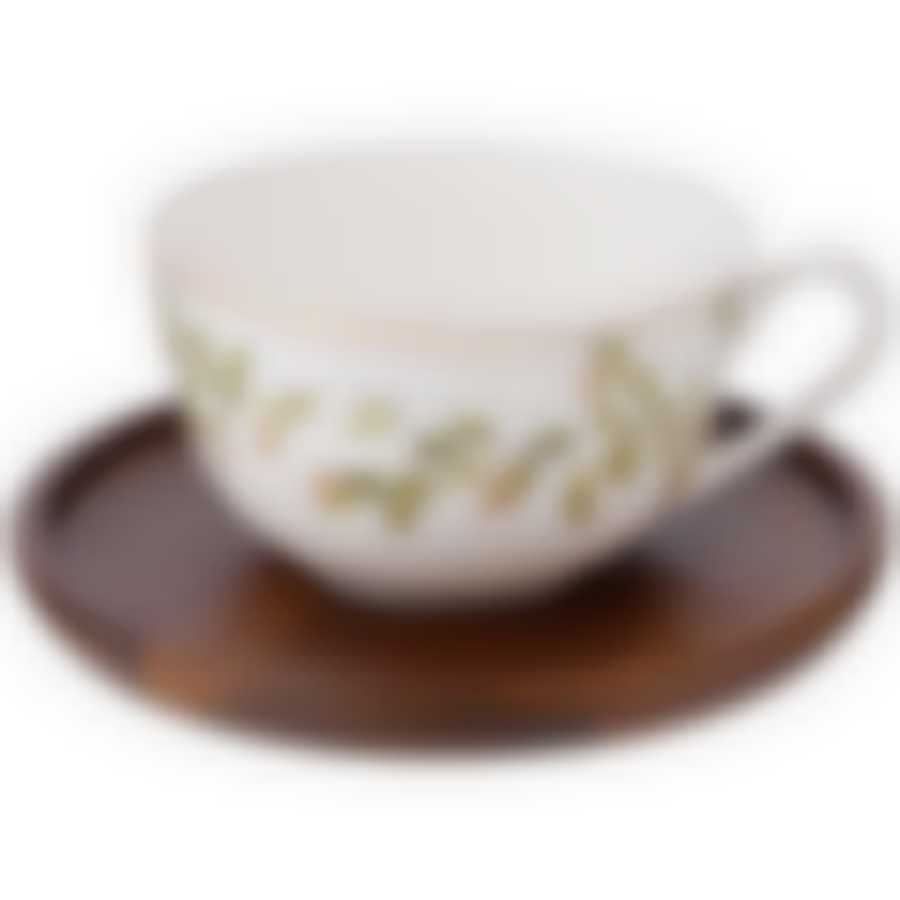 Чайная пара lefard Березки 300 мл дерев. блюдце 