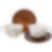 Чайный набор lefard Березки на 2 пер. 4 пр. 300 мл на дерев. блюдце 