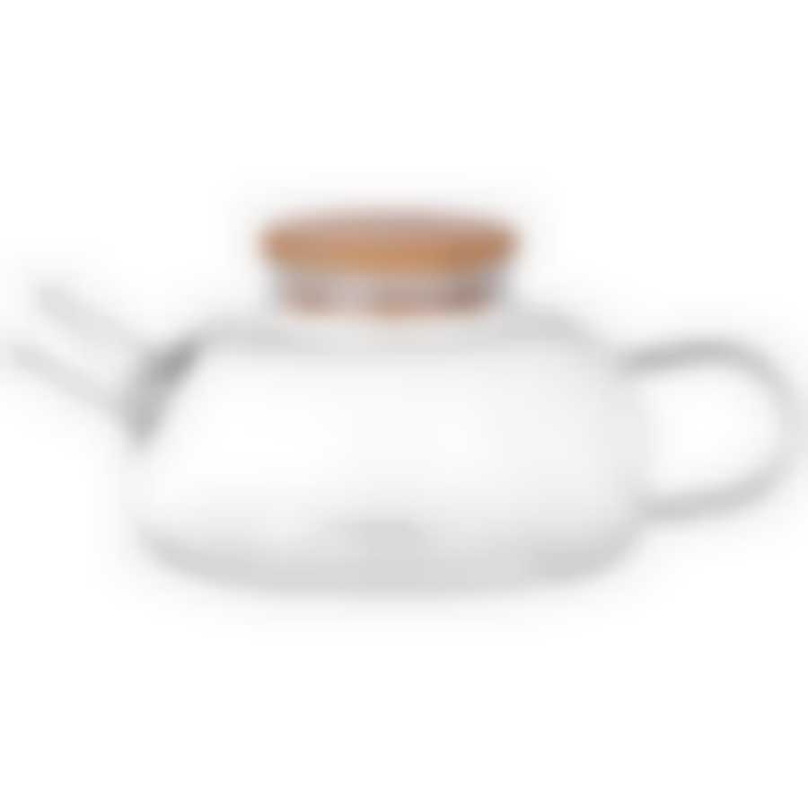 Чайник заварочный 700 мл. с бамбуковой крышкой 