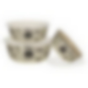 Набор мисок 3 предмета Стиль кухни пластиковые крышки, 1DM47PL