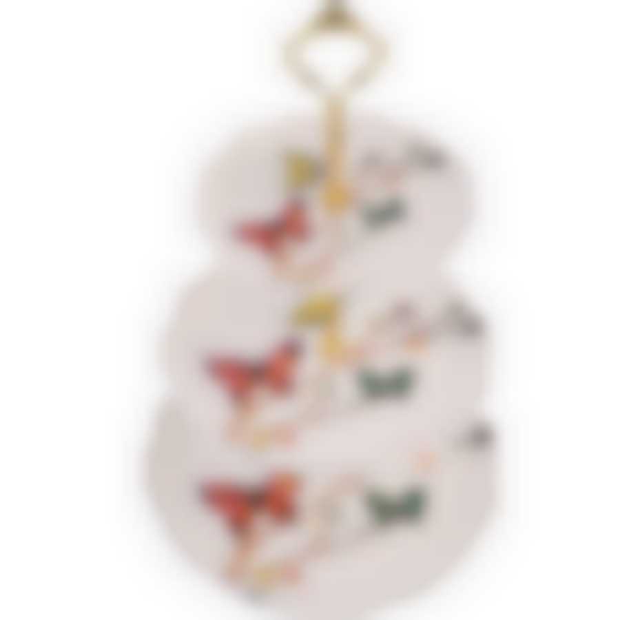 Конфетница 3-х ярусная "Бабочки в саду" LR