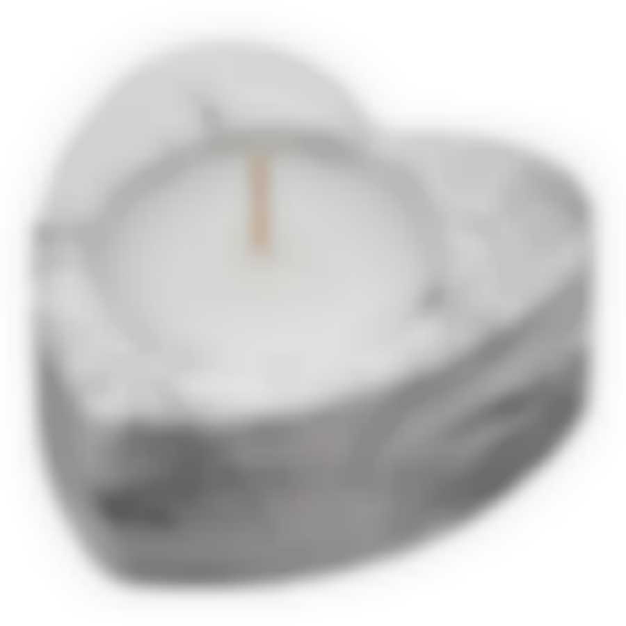 Свеча декоративная с подсвечником "Сердце". Размер 7х7х3 см NEW