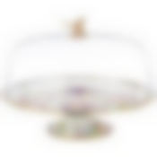 Тортовница agness с крышкой, серия irises, диа.30см