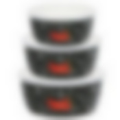 Набор мисок 3 предмета Chilli пластиковые крышки ТМ Appetite, 1DM47PL