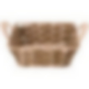 КОРЗИНКА С РУЧКАМИ КОЛЛЕКЦИЯ "НАТУРЕЛЬ" СВЕТЛОЕ ПЛЕТЕНИЕ 22Х22Х8/11 СМ