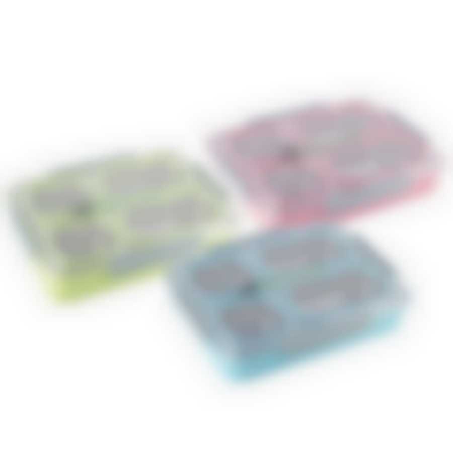 Ланч бокс 31*25*6 см (цвет розовый, зеленый, синий)