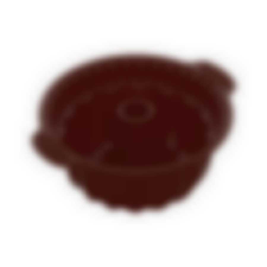 Форма для круглого кекса глубокая, силиконовая, 28x24x10 см, NADOBA, серия ALENKA