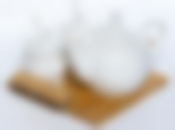 РОЗА, набор для сервировки (6) чайник 1200мл + 2 сахарницы 300мл с ложками на бамбук.подставке, цветная упаковка