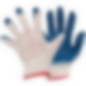 Перчатки хозяйственные PARK EL-S001, цв. - син., оранж.