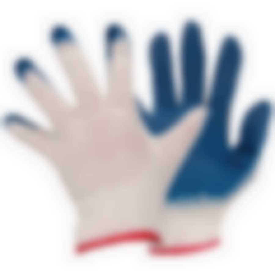 Перчатки хозяйственные PARK EL-S001, цв. - син., оранж.