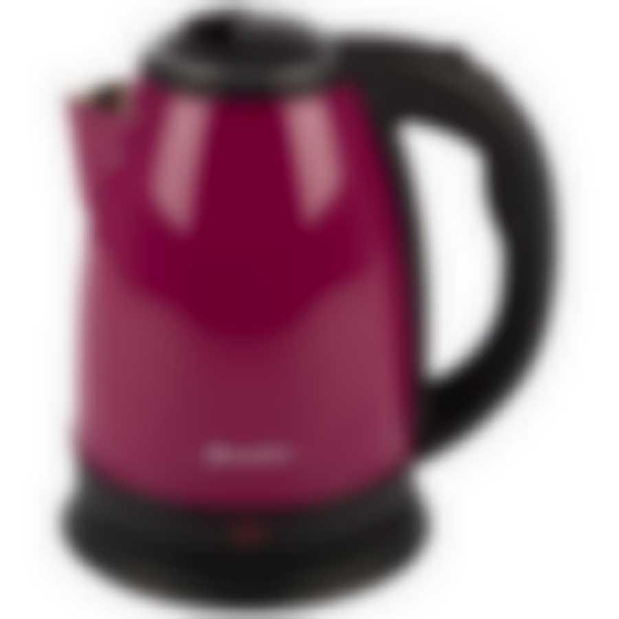 Чайник МАТРЁНА MA-002 электрический (1,8 л) стальной бордовый