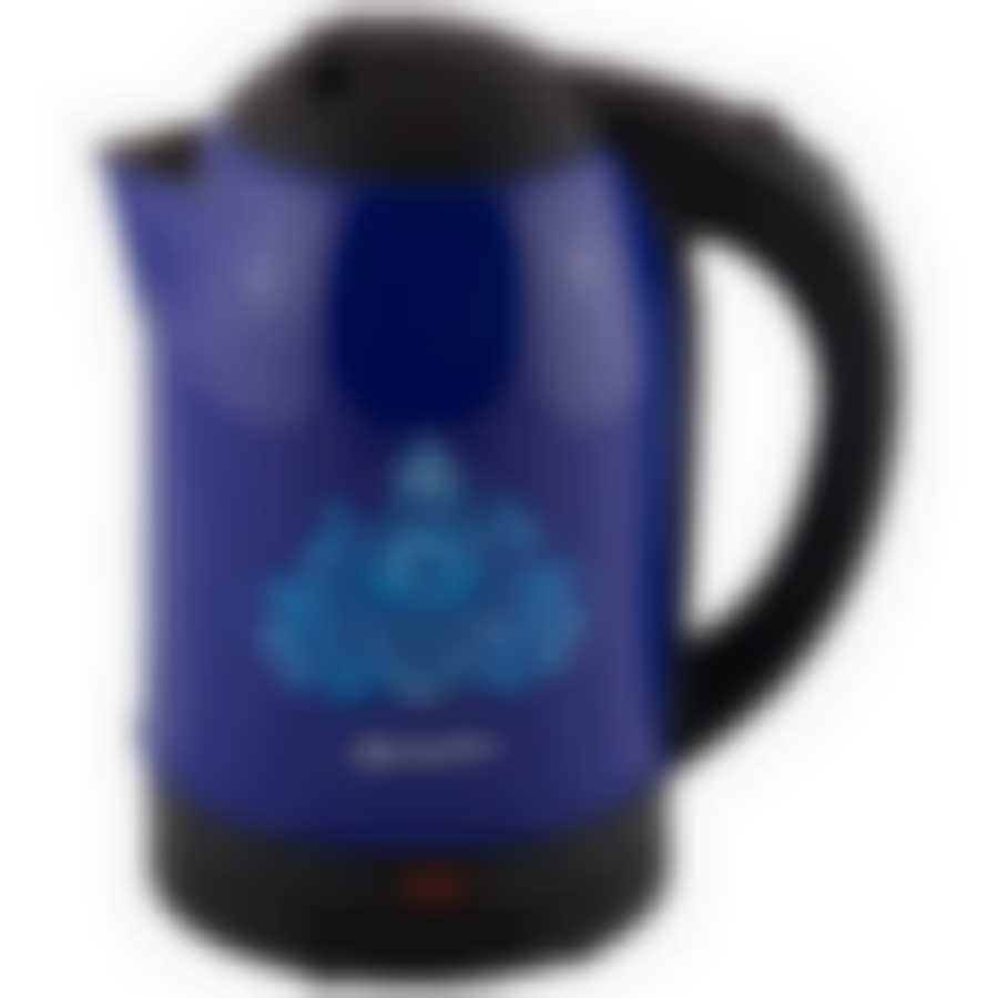 Чайник МАТРЁНА MA-005 электрический (2,0 л) стальной синий гжель